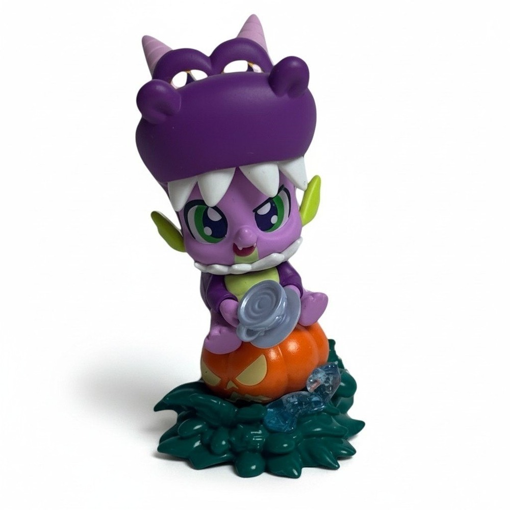 My Little Pony Spike the Dragon Halloween Pumpkin Figurine Hasbro 2023 Purple
